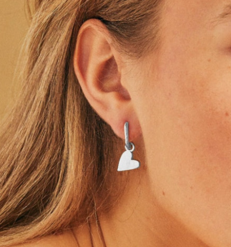 Foxy Rosie Huggie Silver