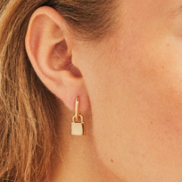 Foxy Lock Huggie Gold