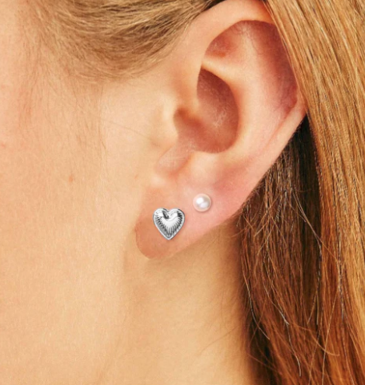 Foxy Bella Stud Set Silver