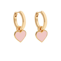 Foxy Heart Huggie Gold