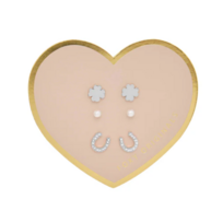 Foxy Lucky Stud Set Silver