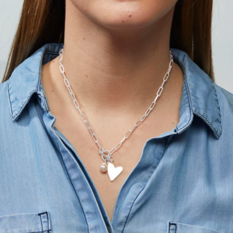 Foxy Rosie Necklace Silver