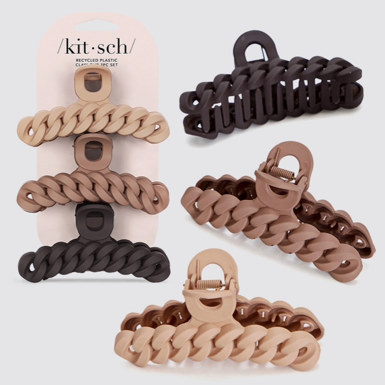 Kitsch Chain Claw Clip- Neutral