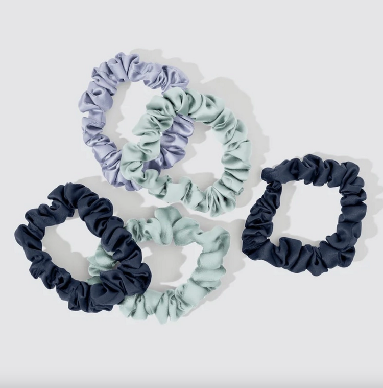 Kitsch Satin 5pc Scrunchies