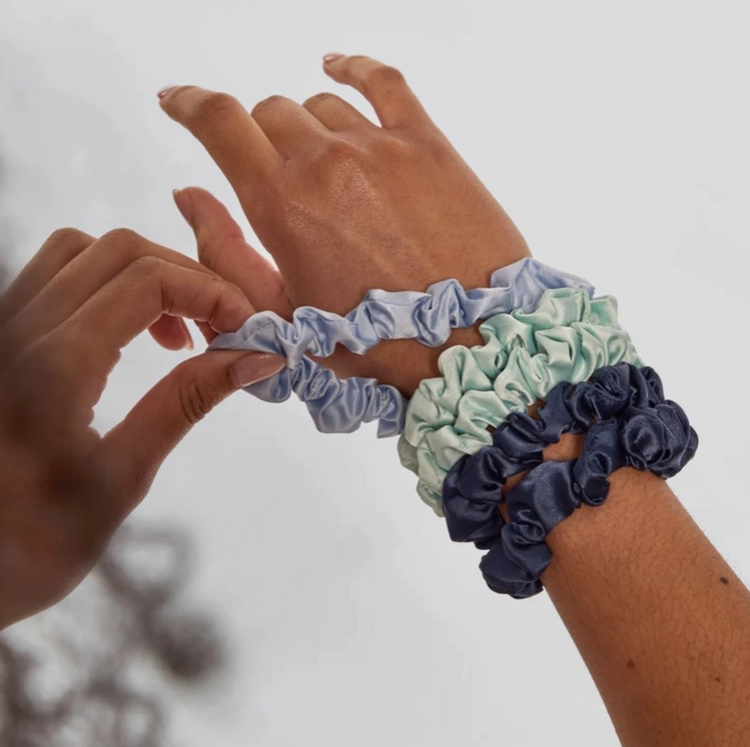 Kitsch Satin 5pc Scrunchies