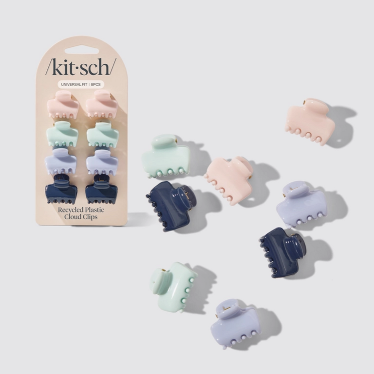 Kitsch Mini Cloud Clips  Blue
