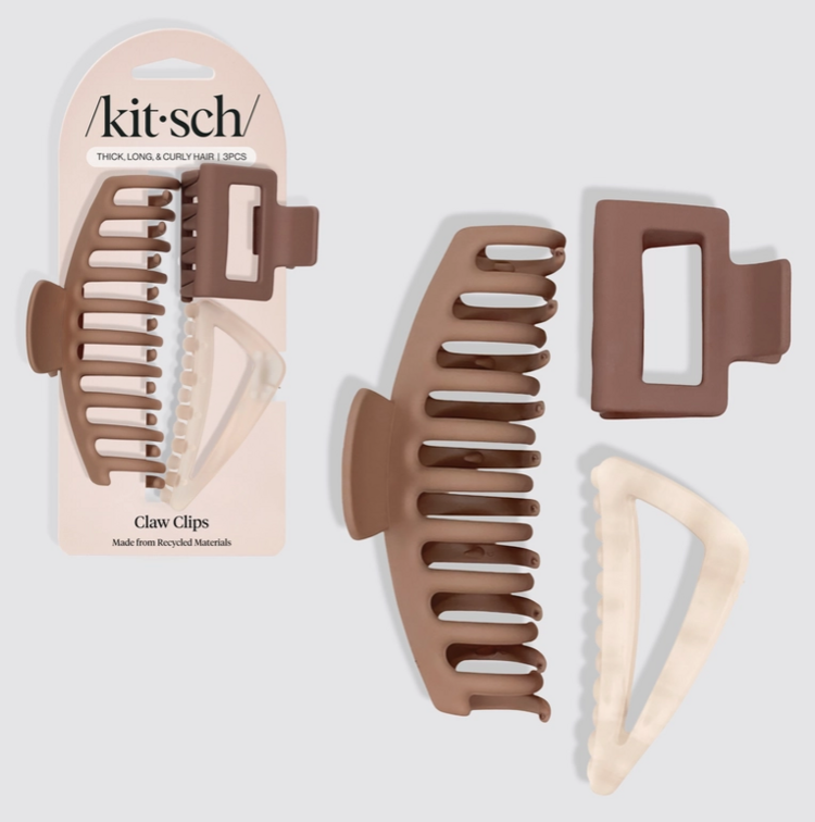 Kitsch 3pc Claw Set- Neutral