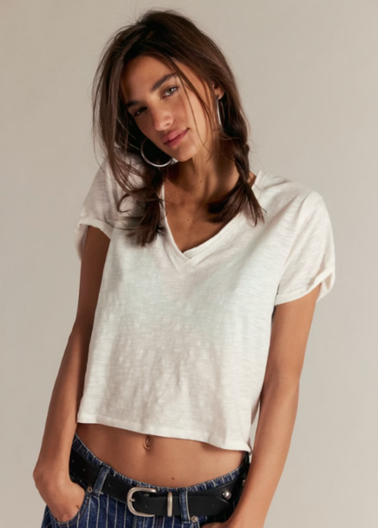 Free People Take 2 Tee Ivory