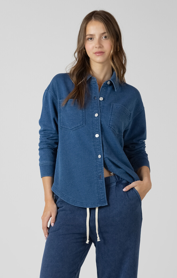 Dex Indigo Knit Shirt