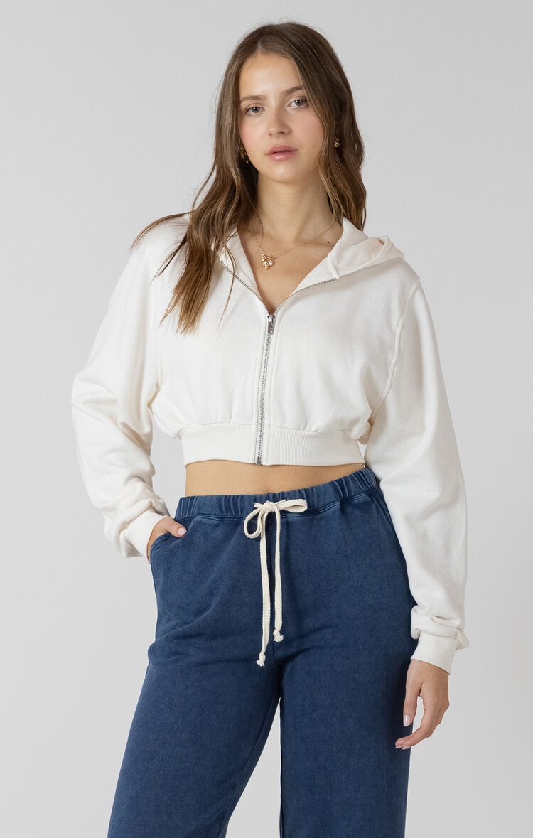 Dex Crop Zip Hoodie