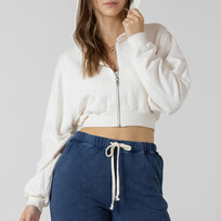 Dex Crop Zip Hoodie