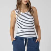 Dex Stripe Ribbed Tank