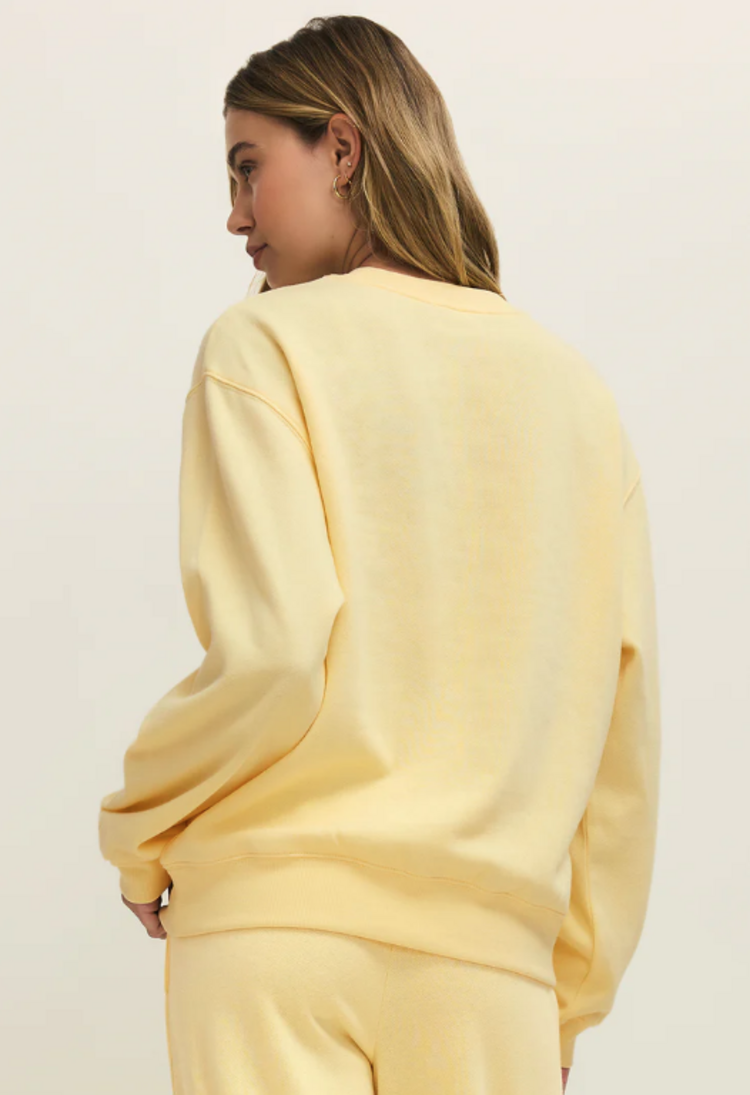 Z Supply Boyfriend Sweatshirt Sun