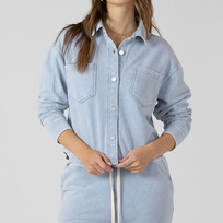 Dex Light Blue Washed Overshirt