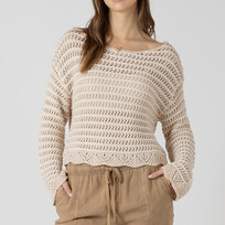 Dex Sand Crochet Top