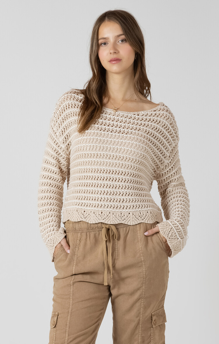 Dex Sand Crochet Top