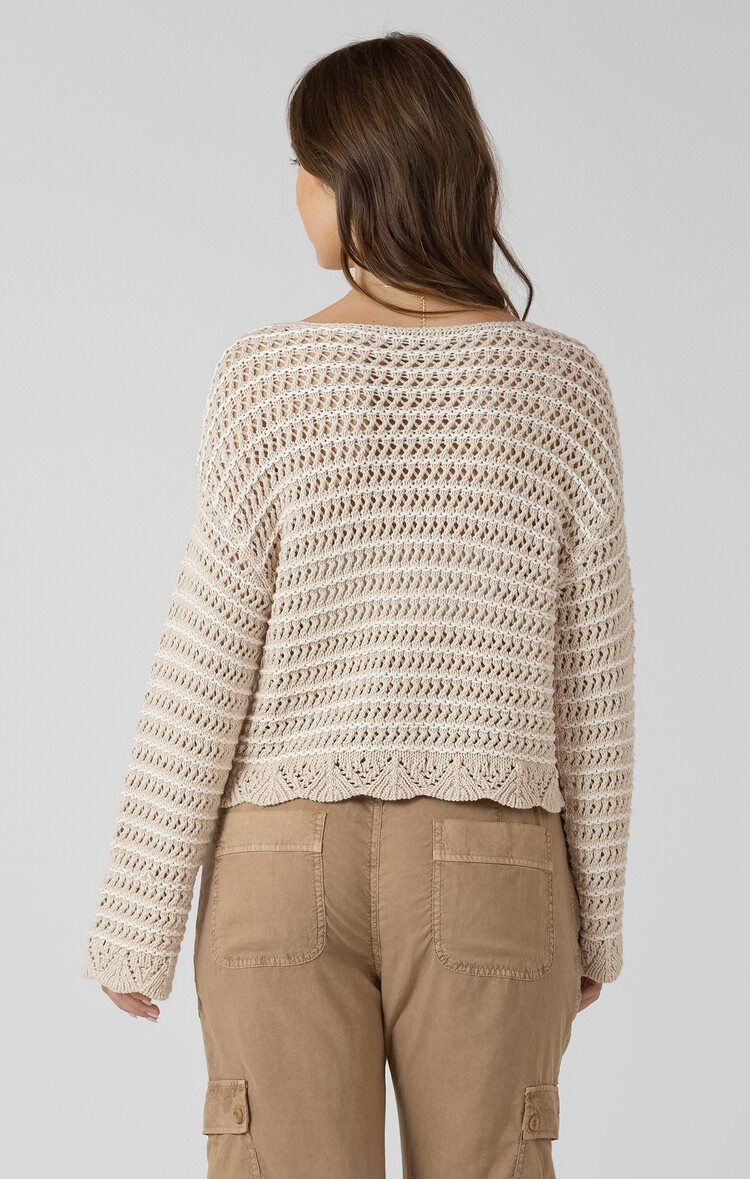 Dex Sand Crochet Top