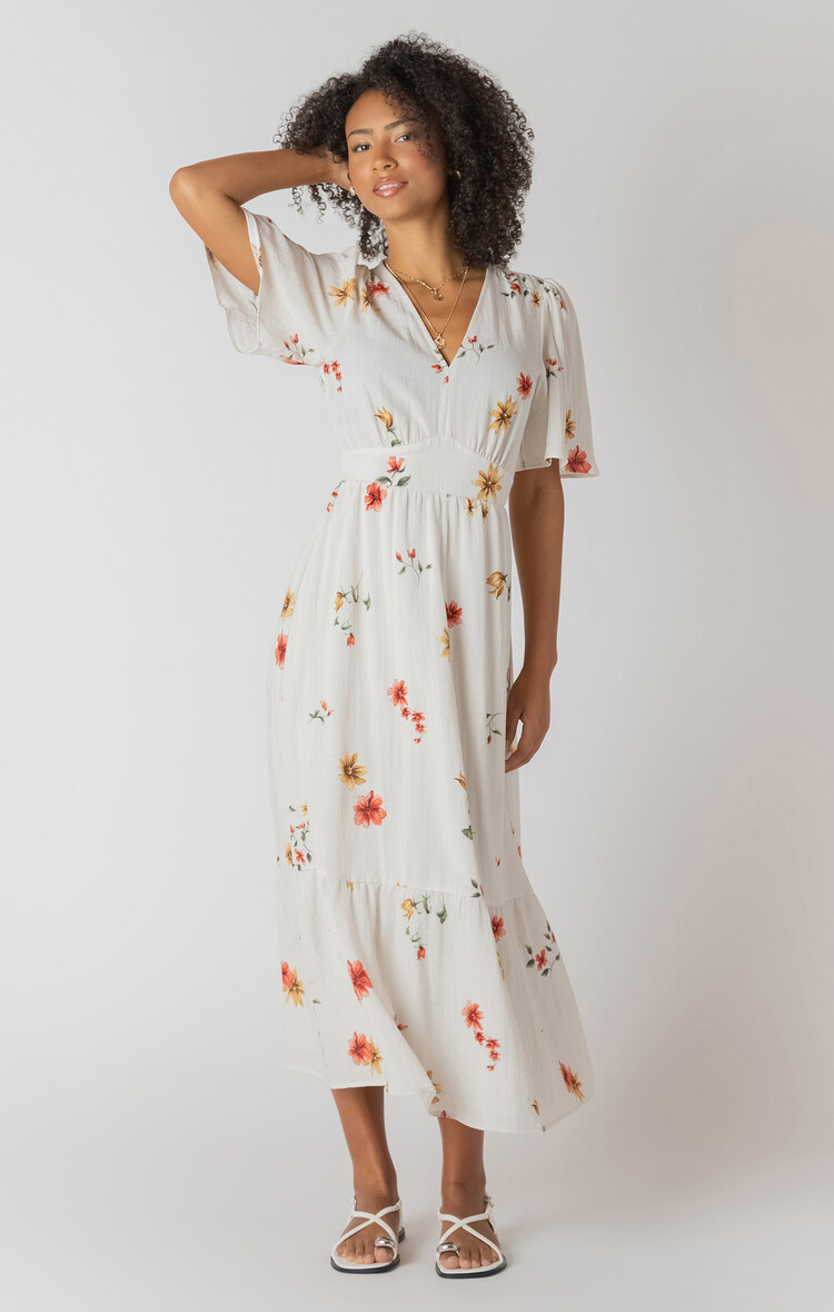 Room 34 Floral Mix Maxi Dress
