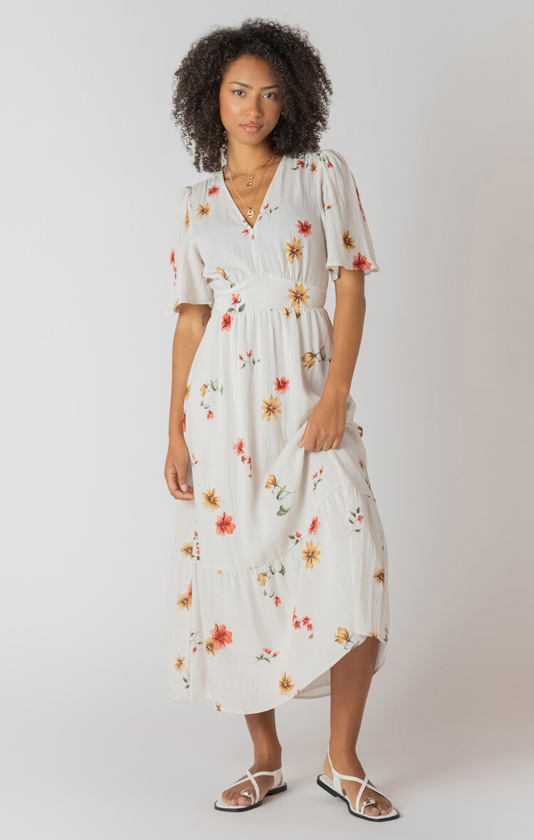 Room 34 Floral Mix Maxi Dress