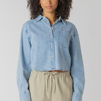 Room 34 Crop Denim Shirt