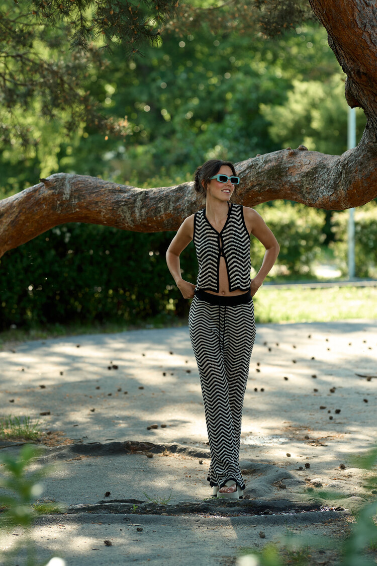 24 Colours Herring Knit Pant