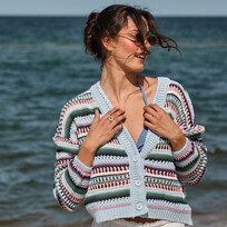 24 Colours Claire Stripe Cardi