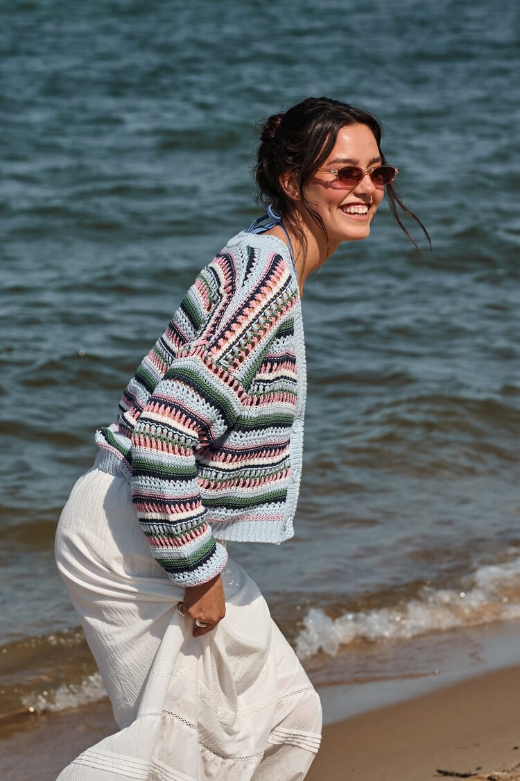 24 Colours Claire Stripe Cardi