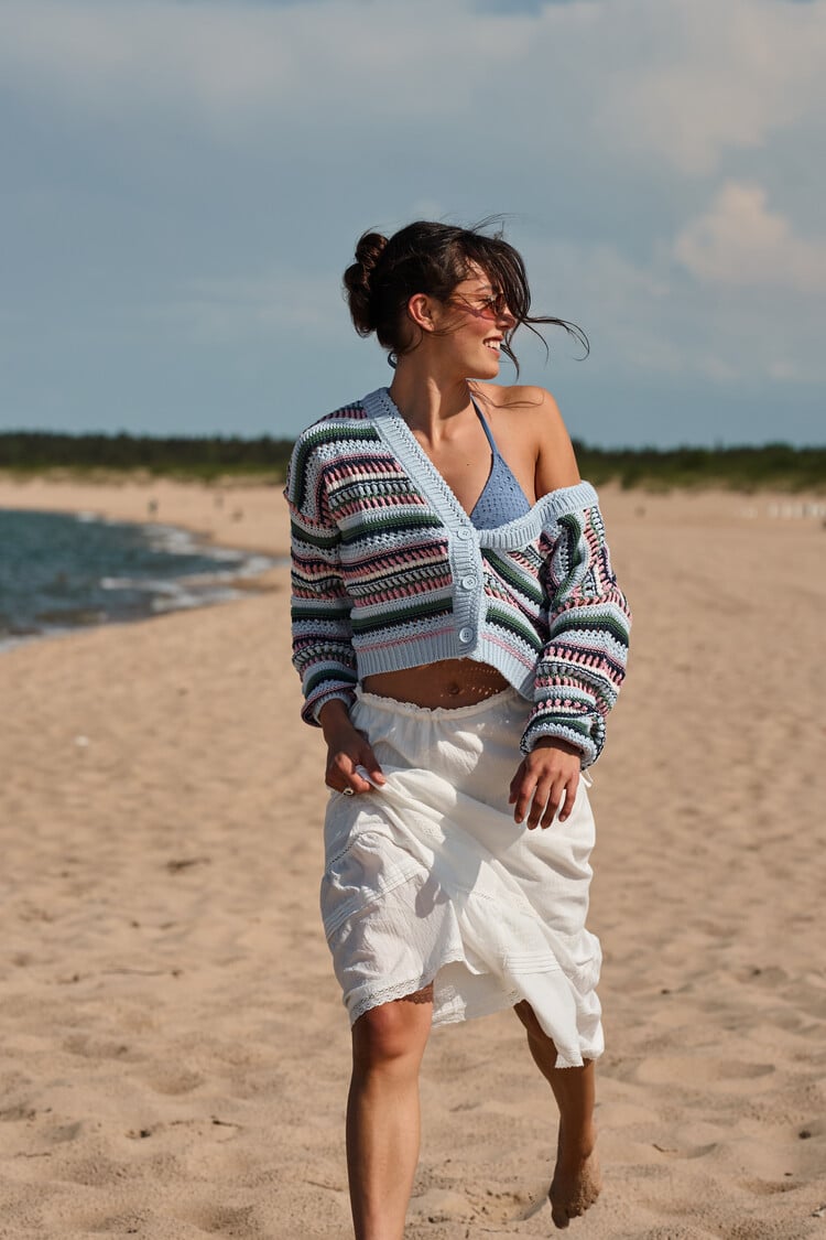 24 Colours Claire Stripe Cardi