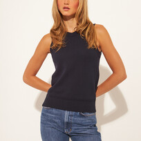 John + Jenn Eli Top Navy