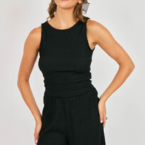 Sadie & Sage Howdy Textured Tank