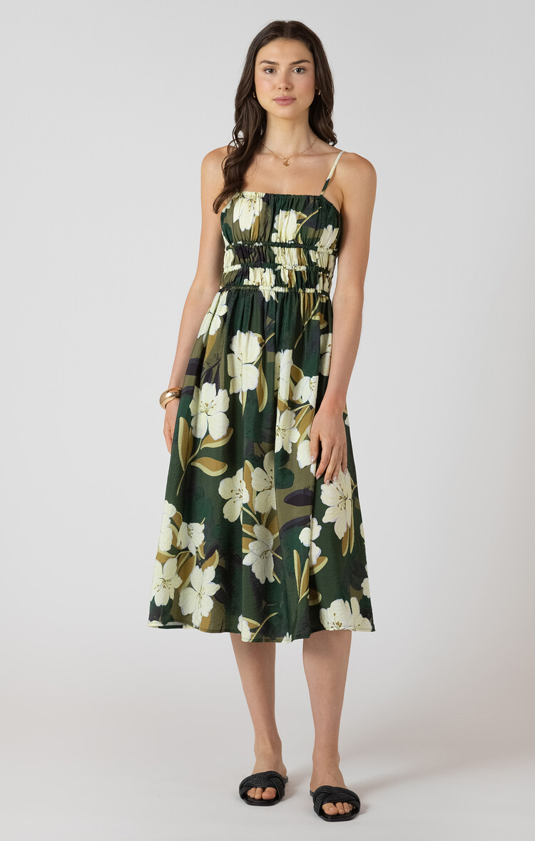 Dex Palm Blossom Dress