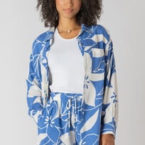 Room 34 Azure Floral Top
