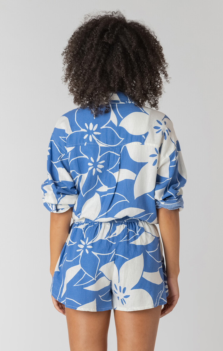 Room 34 Azure Floral Top