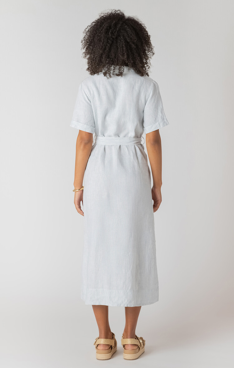 Room 34 Stripe Shirt Dress