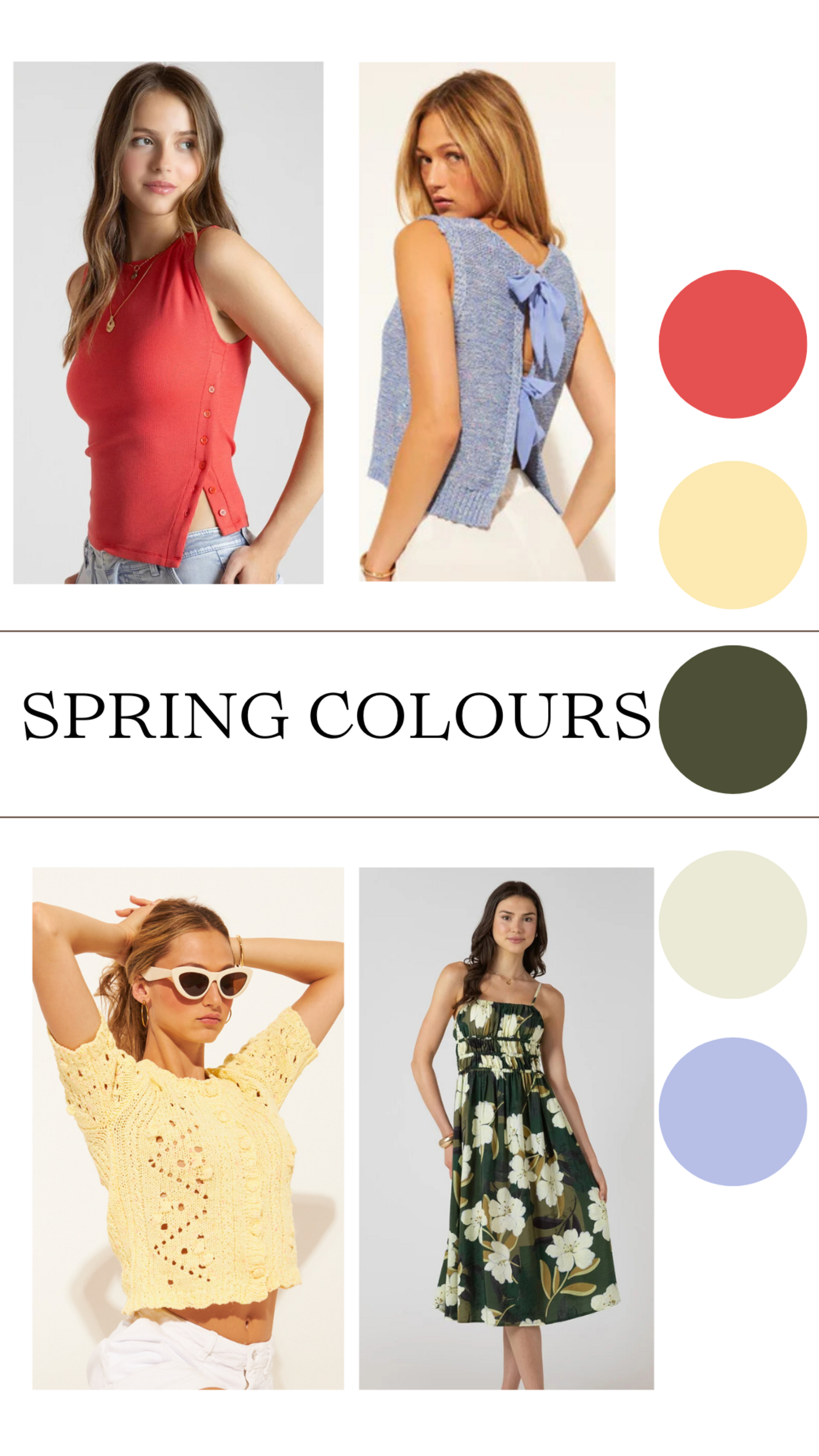 Textiles Spring Colours Spring Colours 2026: Women’s Fashion Trends at Clothz Alliston Ontario ...