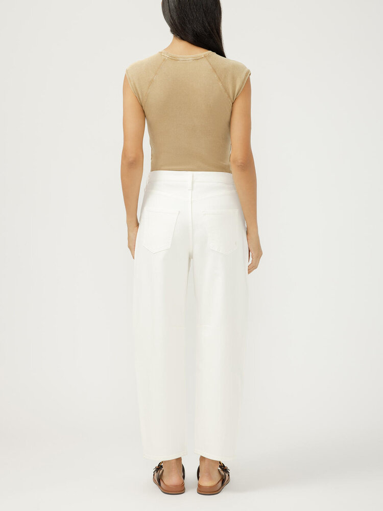 Silver Jeans Co. Ecru High Rise Slim Barrel