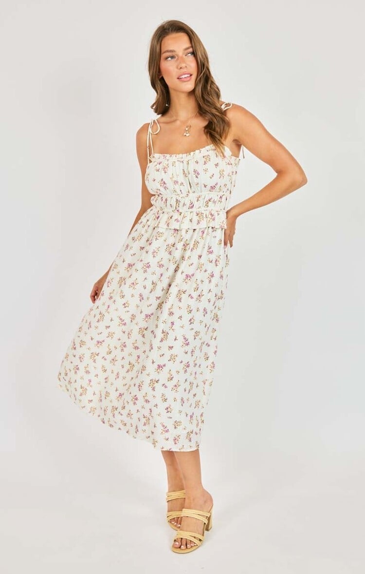 Sadie & Sage Bouquet Midi Dress