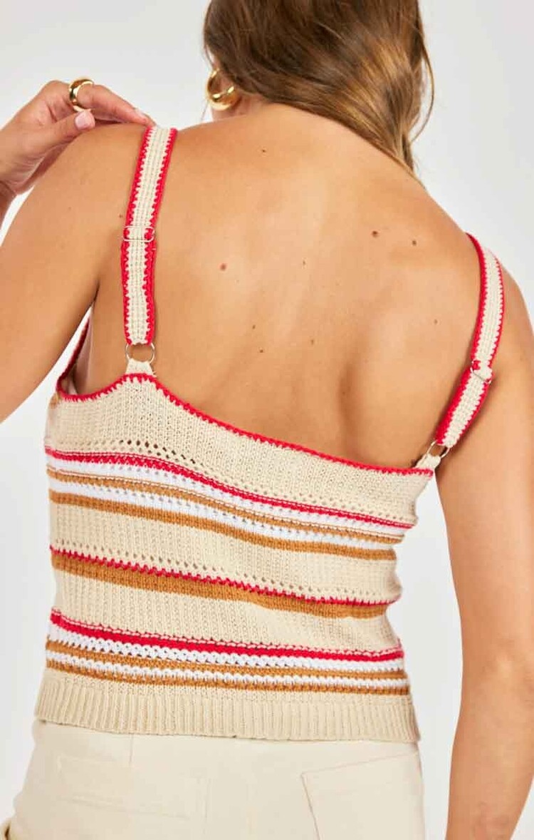 Sadie & Sage Stripe Sweater Tank