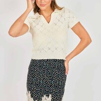 Sadie & Sage Josephine Polo Sweater