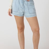 Dex Drawstring Denim Shorts-Light