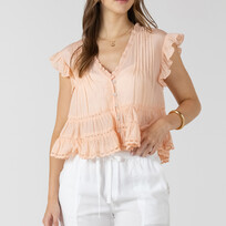 Dex Peach Fizz Blouse