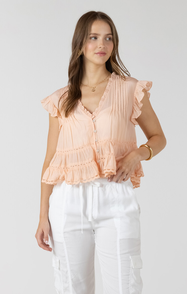 Dex Peach Fizz Blouse