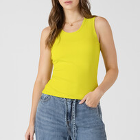 Dex Lime Ribbed Tank