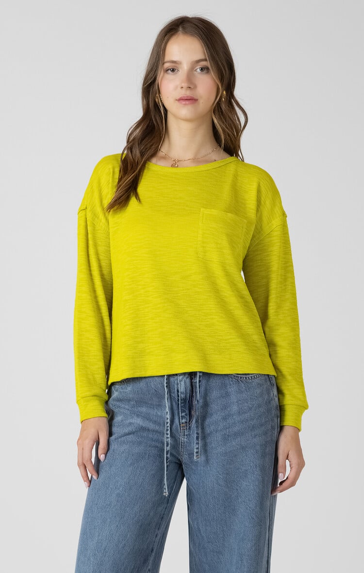 Dex Lime Pocket Longsleeve