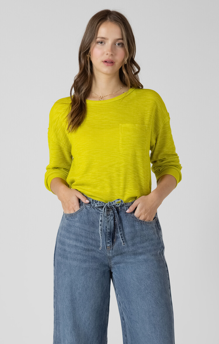 Dex Lime Pocket Longsleeve