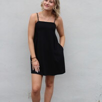 24 Colours Ryan Dress Black