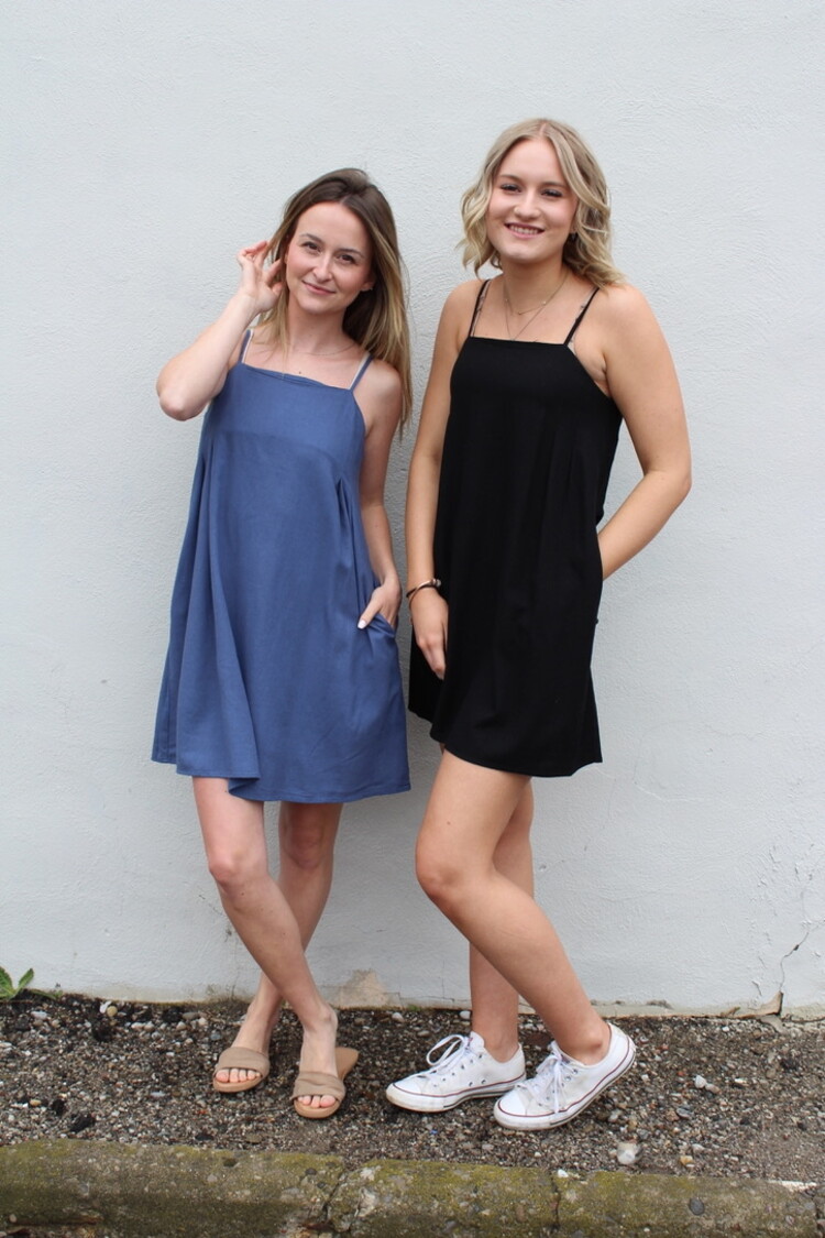 24 Colours Ryan Dress Black