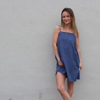 24 Colours Ryan Dress Blue