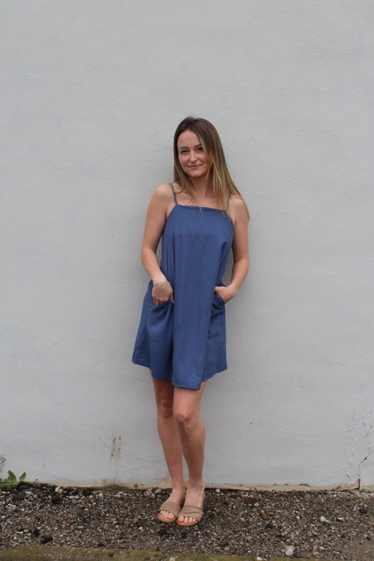 24 Colours Ryan Dress Blue