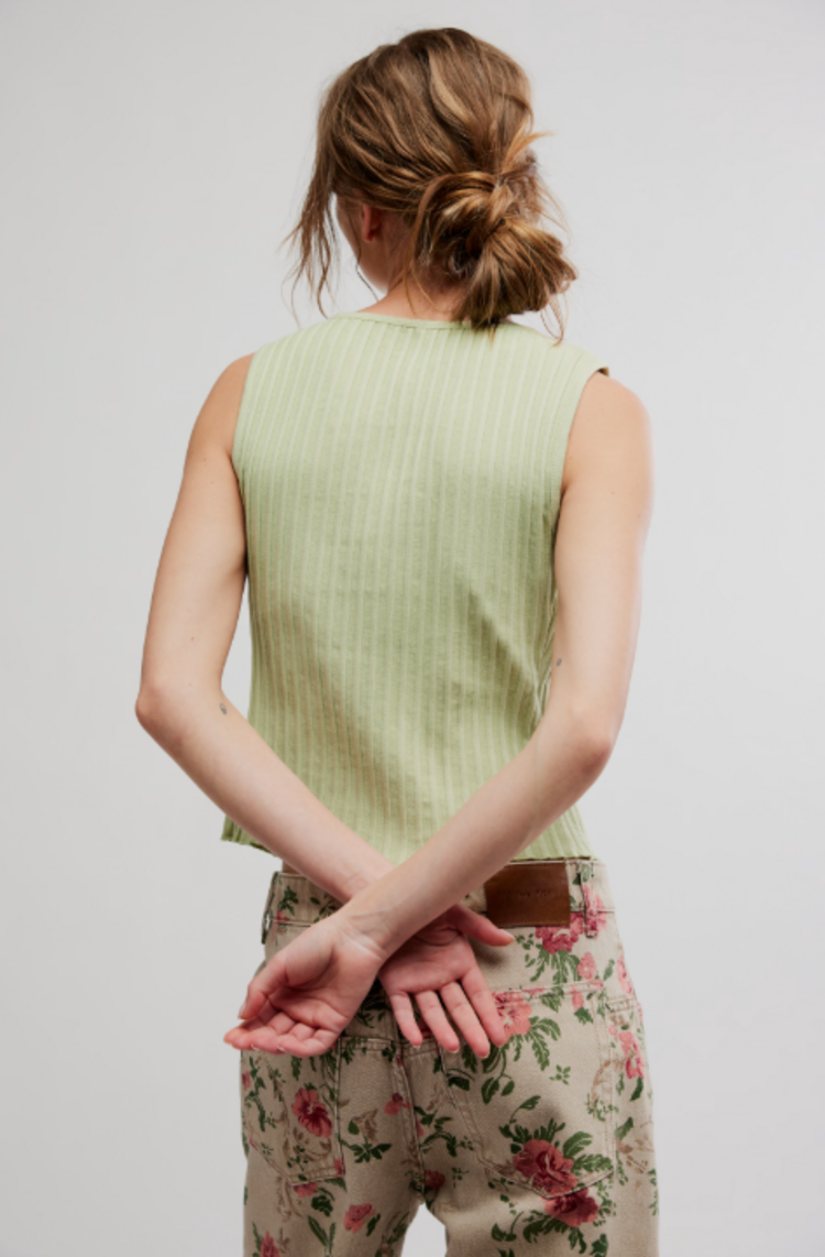 Free People Tilly Vest Green
